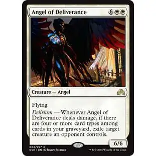 MtG Trading Card Game Shadows Over Innistrad Rare Angel of Deliverance #2