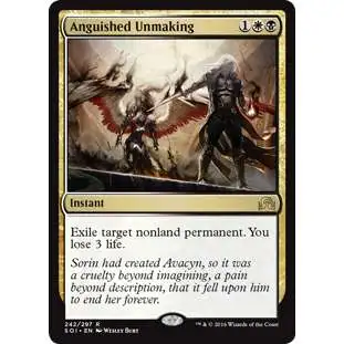 MtG Trading Card Game Shadows Over Innistrad Rare Anguished Unmaking #242