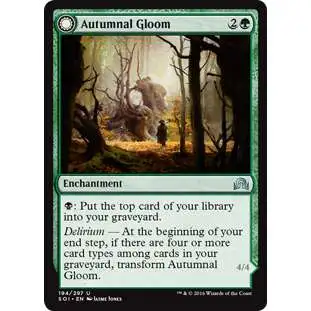 MtG Trading Card Game Shadows Over Innistrad Uncommon Autumnal Gloom #194