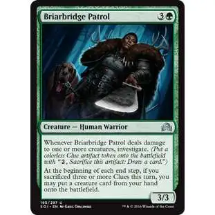 MtG Trading Card Game Shadows Over Innistrad Uncommon Briarbridge Patrol #195
