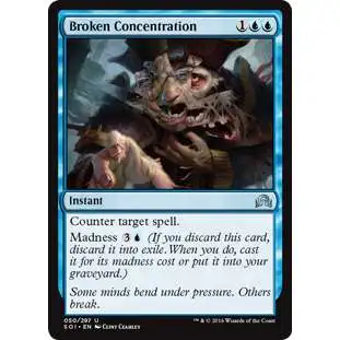 MtG Trading Card Game Shadows Over Innistrad Uncommon Broken Concentration #50