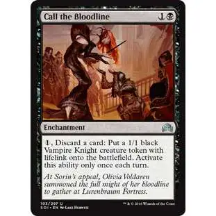 MtG Trading Card Game Shadows Over Innistrad Uncommon Call the Bloodline #103