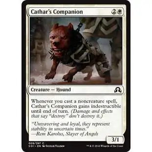 MtG Trading Card Game Shadows Over Innistrad Common Cathar's Companion #9