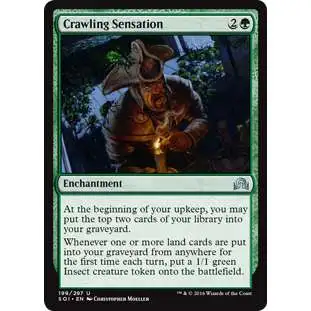 MtG Trading Card Game Shadows Over Innistrad Uncommon Crawling Sensation #199
