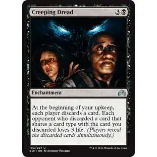 MtG Trading Card Game Shadows Over Innistrad Uncommon Foil Creeping Dread #104