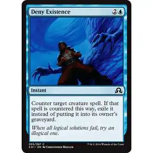 MtG Trading Card Game Shadows Over Innistrad Common Deny Existence #55