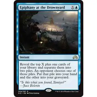 MtG Trading Card Game Shadows Over Innistrad Rare Epiphany at the Drownyard #59