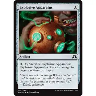 MtG Trading Card Game Shadows Over Innistrad Common Explosive Apparatus #255