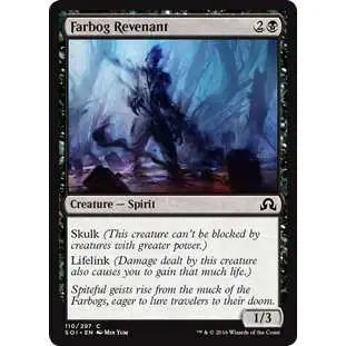 MtG Trading Card Game Shadows Over Innistrad Common Farbog Revenant #110
