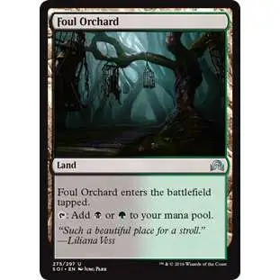 MtG Trading Card Game Shadows Over Innistrad Uncommon Foul Orchard #275