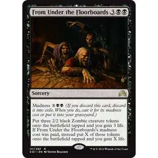 MtG Trading Card Game Shadows Over Innistrad Rare From Under the Floorboards #111