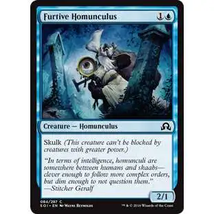 MtG Trading Card Game Shadows Over Innistrad Common Furtive Homunculus #64