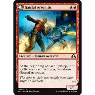 MtG Trading Card Game Shadows Over Innistrad Common Gatstaf Arsonists #158