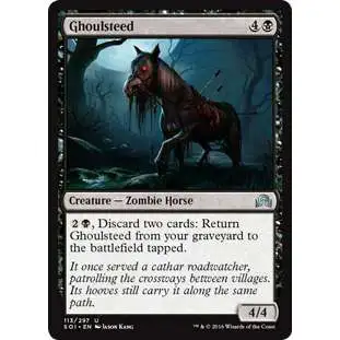 MtG Trading Card Game Shadows Over Innistrad Uncommon Ghoulsteed #113