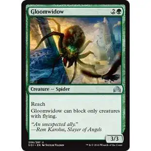 MtG Trading Card Game Shadows Over Innistrad Uncommon Gloomwidow #206