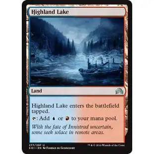 MtG Trading Card Game Shadows Over Innistrad Uncommon Highland Lake #277