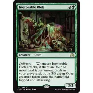 MtG Trading Card Game Shadows Over Innistrad Rare Foil Inexorable Blob #212