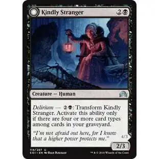 MtG Trading Card Game Shadows Over Innistrad Uncommon Foil Kindly Stranger #119