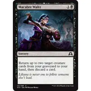 MtG Trading Card Game Shadows Over Innistrad Common Macabre Waltz #121