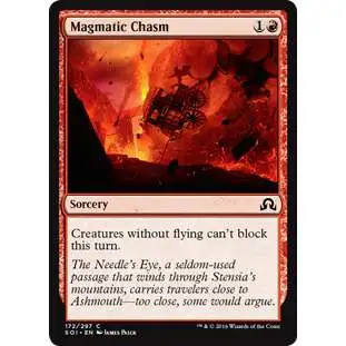 MtG Trading Card Game Shadows Over Innistrad Common Magmatic Chasm #172