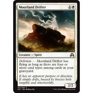 MtG Trading Card Game Shadows Over Innistrad Common Moorland Drifter #27