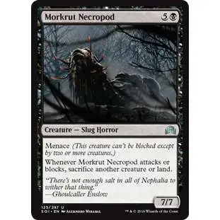 MtG Trading Card Game Shadows Over Innistrad Uncommon Foil Morkrut Necropod #125