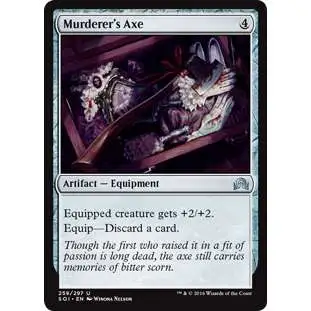 MtG Trading Card Game Shadows Over Innistrad Uncommon Murderer's Axe #259
