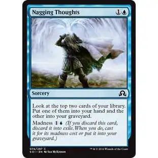 MtG Trading Card Game Shadows Over Innistrad Common Nagging Thoughts #74