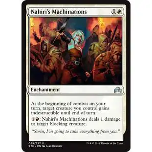 MtG Trading Card Game Shadows Over Innistrad Uncommon Nahiri's Machinations #28