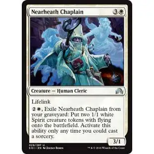 MtG Trading Card Game Shadows Over Innistrad Uncommon Foil Nearheath Chaplain #29