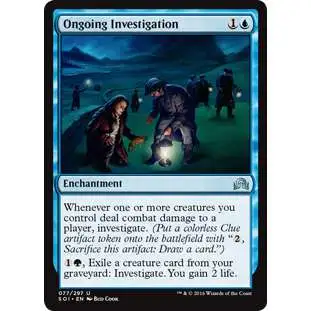 MtG Trading Card Game Shadows Over Innistrad Uncommon Ongoing Investigation #77