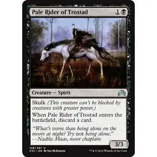 MtG Trading Card Game Shadows Over Innistrad Uncommon Pale Rider of Trostad #128