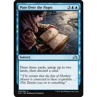 MtG Trading Card Game Shadows Over Innistrad Uncommon Pore Over the Pages #79