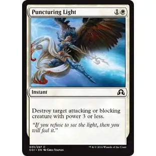 MtG Trading Card Game Shadows Over Innistrad Common Puncturing Light #35
