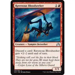MtG Trading Card Game Shadows Over Innistrad Uncommon Ravenous Bloodseeker #175