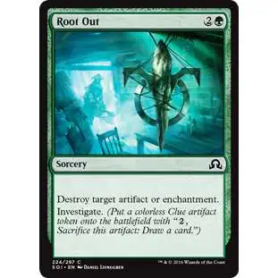 MtG Trading Card Game Shadows Over Innistrad Common Root Out #224