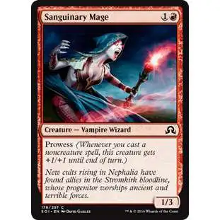 MtG Trading Card Game Shadows Over Innistrad Common Sanguinary Mage #178