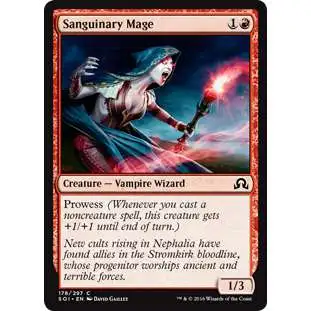 MtG Trading Card Game Shadows Over Innistrad Common Foil Sanguinary Mage #178