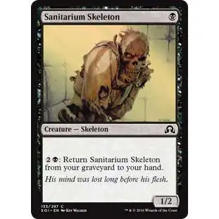 MtG Trading Card Game Shadows Over Innistrad Common Sanitarium Skeleton #133