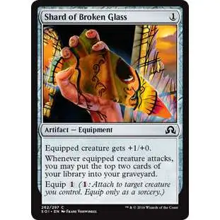 MtG Trading Card Game Shadows Over Innistrad Common Foil Shard of Broken Glass #262