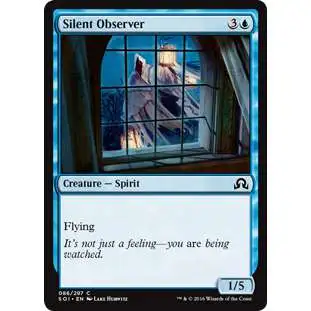 MtG Trading Card Game Shadows Over Innistrad Common Silent Observer #86