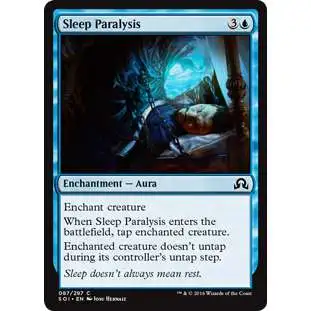 MtG Trading Card Game Shadows Over Innistrad Common Sleep Paralysis #87