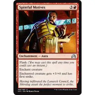 MtG Trading Card Game Shadows Over Innistrad Uncommon Spiteful Motives #183