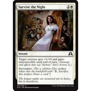 MtG Trading Card Game Shadows Over Innistrad Common Survive the Night #41