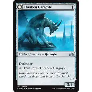 MtG Trading Card Game Shadows Over Innistrad Uncommon Thraben Gargoyle #266