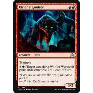 MtG Trading Card Game Shadows Over Innistrad Uncommon Ulrich's Kindred #187