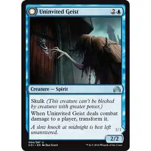 MtG Trading Card Game Shadows Over Innistrad Uncommon Foil Uninvited Geist #94