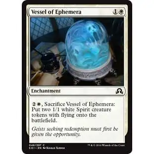 MtG Trading Card Game Shadows Over Innistrad Common Foil Vessel of Ephemera #48