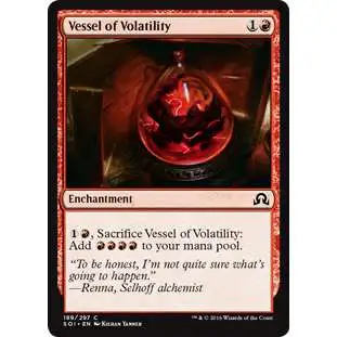 Magic The Gathering Trading Card Game Shadows Over Innistrad Single Card  Common Vessel of Volatility 189 FOIL - ToyWiz