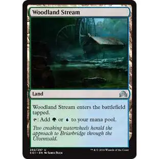 MtG Trading Card Game Shadows Over Innistrad Uncommon Woodland Stream #282